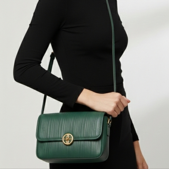 Fossil Handbags - Fossil Green Crossbody Bag